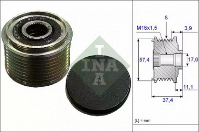 WILMINK GROUP wg1253645 -  Механизм свободного хода генератора